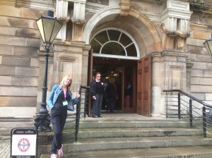Outside the Albert Hall, my event venue!
